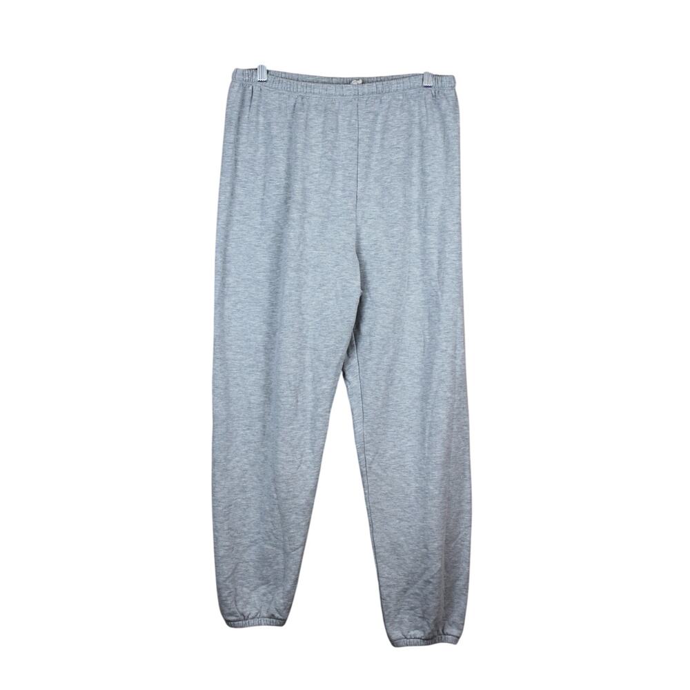 Offline by Aerie Gray Soft‎ Tie Waist Straight Fleece Jogger Sweatpants Size S